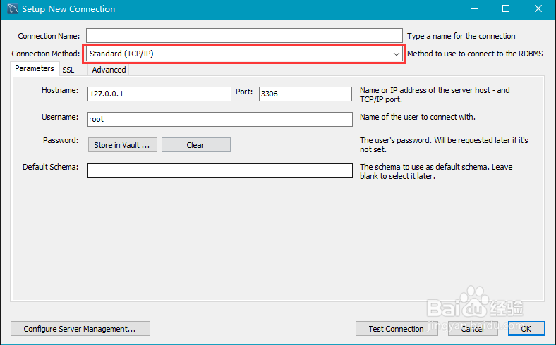 连接mysql数据库