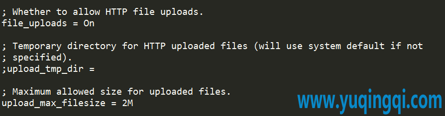 PHP文件上传相关的php.ini配置项设置