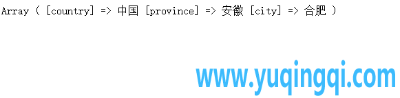 PHP 查询IP详细信息的方法