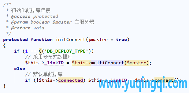 PHP Thinkphp框架实现MySQL数据库读写分离